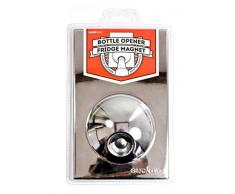 STAINLESS STEEL BOTTLE OPENER FRIDGE MAGNET Suck UK SK BOFM01 SS - Abridor de Botellas imán de Nevera, Color Cromo