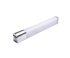 BarcelonaLED Aplique de BaÃ±o Con Enchufe 230V e Interruptor LÃ¡mpara de Espejo LED 15W 68cm Impermeable IP44 Luz Maquillaje Blanco Neutro 4000K para Mueble Armario o Pared