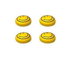Zak! Designs 6187-550 Jacks Smiley - Juego de posavasos (modulables), color amarillo
