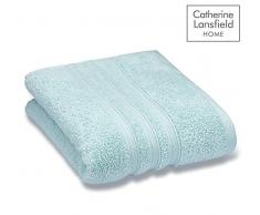 Catherine Lansfield Zero Twist 100% Micro Hilo de algodón Toalla de baño, Huevo de Pato