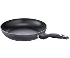 Schulte-Ufer Antiadherente Sartén Smilla, Aluminio, 1 Unidades, Aluminio, Negro, 48 x 28 x 6 cm