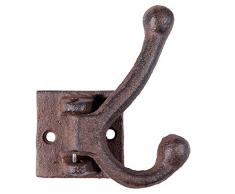 Clayre & Eef 6Y2630 - Gancho de Pared (Giratorio, 4 x 7 x 9 cm)