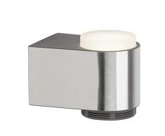 Brilliant lamp Music LED aplique de pared altavoz cromo/blanco