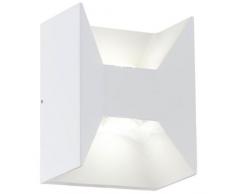 EGLO Morino Outdoor Wall Lighting Blanco 2,5 W LED - IluminaciÃ³n al Aire Libre (Outdoor Wall Lighting, Blanco, Aluminio, IP44, Entrada, Cochera, JardÃ­n, Patio, 2 Bombilla(s))