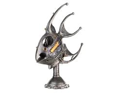 Casablanca Figura Decorativa de Resina, Color Plateado, Altura 36,5 cm