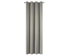 Eurofirany Blackout Cortina Opaca con 8 Ojales, Elegante, Lisa, Lisa, Suave, para salÃ³n, Dormitorio, salÃ³n, Capuchino, 135 x 250 cm