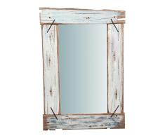 Espejo Vintage de 63 x 93 x 2 cm | Espejo de Pared de Madera Maciza | Espejo de baÃ±o y Espejo Dormitorio | Espejo Vintage de Pared