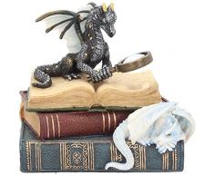 Nemesis Now Scholars - Joyero en Miniatura (20 cm, 17 cm), Color Negro