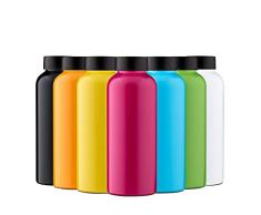 MamaWata 24Bottles - Cantimplora ultraligera para el agua | Botella reutilizable de acero sin BPA | 500 ml hermÃ©tica