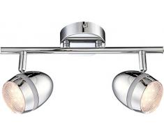 GLOBO manjola-Lámpara de techo de 2 lámparas led de 3 w, 128 V