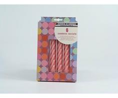 Cereria de Giorgio Velas Vela Trenzada, Rosa, Talla única