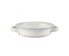 IBILI Versalles - Huevera (Porcelana, 14 cm), Color Blanco