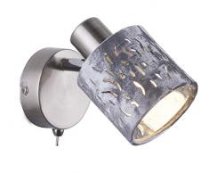 Globo Spotlight - Lámpara de techo, color plateado