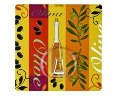 Wenko Static-Loc Gancho de Pared Oliva, Tereftalato de Polietileno, Multicolor, 8x8x3 cm