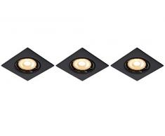 Lucide 11002/15/30 - Foco empotrable (aluminio, 15 W), color negro