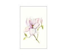 Komar Wandbild Von Magnolia Shine | Poster, Bild, Wohnzimmer, Schlafzimmer, Dekoration, Kunstdruck | ohne Rahmen | P073B-50x70 fotomural, Rosa, GrÃ¼n, WeiÃ