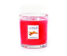 Lumen Vela Vegetal de Cristal junto con Fragancia Canela 150 ml