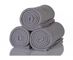 Alclear - Juego de 3 Mantas de Forro Polar, Color Antracita, tamaÃ±o 130 x 160 cm, mÃ¡s de 200 g/m2, para sofÃ¡, sofÃ¡, Manta de Picnic, Manta de sofÃ¡