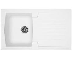 respekta BOSTON86X50W Fregadero, Blanco, 86 x 50 cm