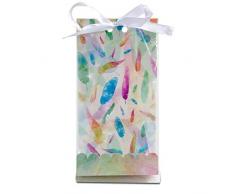 StÃ¤dter 337435 Rainbow feathers - Bolsas de regalo de papel