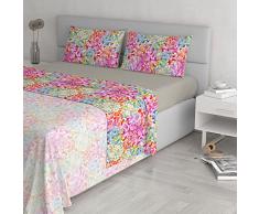 Juego de Cama 100% Microfibra Fantasy, Spring, matrimonial