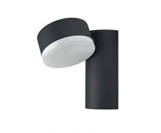 Ledvance Outdoor - Aplique de pared y techo, aluminio, 8 W, color gris oscuro