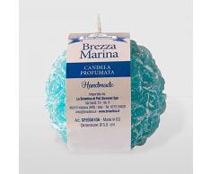 La Briantina Vela perfumada decorativa de bola, duraciÃ³n 3,5 horas, diÃ¡metro 5,5 cm, color azul, perfume de brisa marina