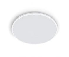 Philips - Plafón Lámpara LED de techo Philips Ozziet Blanco 22W 4000K Luz Blanca FrÃa regulable con 3 ajustes de ambiente