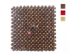 Home 9611900 - Juego de 12 salvamanteles de bambú cuadrado con 18 utensilios de cocina surtidos