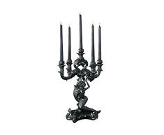 SELETTI Candelabro 5 Brazos Sexy Burlesque â la Sirenas H. Cm. 48 â Negro