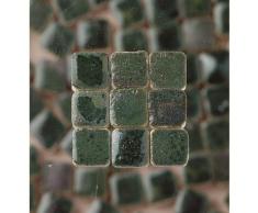 MosaicMicros 5 x 3 mm 10 G 100 Piezas Azulejos de Mosaico de cerámica esmaltado Mini, Color Verde