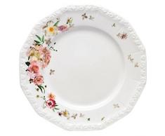 Rosenthal 10430 â 407165 â 10226 Maria Pink Rose Plato Llano, 26 cm