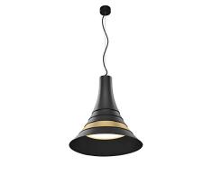 SLV suspensiÃ³n BATO 45 PD/LÃ¡mpara de salÃ³n, iluminaciÃ³n de Interior, Colgante de Comedor, led, luminaria de Techo / 2700Â K 30Â W 1450Â LM Gris Dorado 100 Grados, Oro