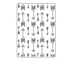Vaessen Creative Carpeta De Embossing Flechas, Multicolor, A6