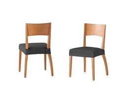Martina Home Funda de Silla, Antracita, Asiento