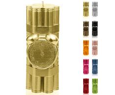 Candellana Hecho a Mano Dynamite Vela de Regalo - Divertida - Vela Decorativa - Decoración del Hogar - Regalos para Amigos - Mecha de Algodón - Tiempo de Quemado 35h - Vela Classic Gold