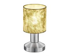 Trio Lighting Garda Sobre Sobre Mesa, Níquel Mate, 9.5 x 9.5 x 18 cm