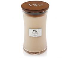 Woodwick Vela en Frasco de Cristal, Miel Blanca, 609.5 g