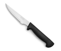 Arcos Cuchillos de Mesa Caja de 72 uds Cuchillo Chuletero Cuchillo de Mesa, Hoja de Acero Inoxidable NITRUM de 115 mm, Mango de Polipropileno Color Negro (72 uds)