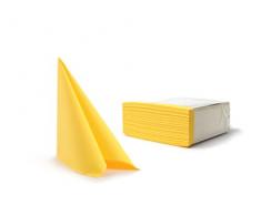 Alvotex Airlaid - Servilletas, algodÃ³n, Color Amarillo, 40 x 40 cm