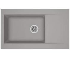 respekta DENVER86X50G - Fregadero (86 cm), color gris