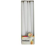 Bolsius 103600350902 - Vela (cera de parafina), color blanco