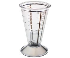 KÃ¼chenprofi Vaso medidor de precisiÃ³n easy, taza medidora de 500 ml, escala en mililitros, gramos y tazas, jarra medidora de acero inoxidable, plÃ¡stico