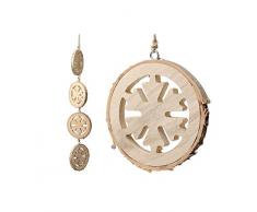 BigBuy Christmas Guirnalda, Multicolor, 10 cm