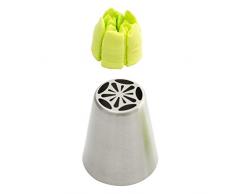 Decora 0263451 Boquilla de Manga pastelera, Metalizada, para diseÃ±os en Forma de Flor