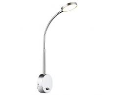 Globo 24103W - LÃ¡mpara led de pared (aluminio), color cromado
