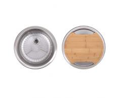 respekta RUNDBECKENSET - Fregadero (acero inoxidable, 45 cm)