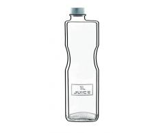 Optima - Garrafa de 1 L para zumo, transparente