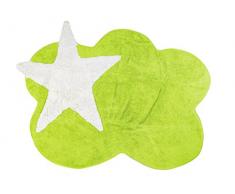 Aratextil Mimosa Alfombra Infantil, Algodón, Pistacho, 120x160 cm