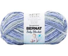 Bernat Manta para bebé, Bonito Color Azul, 300g